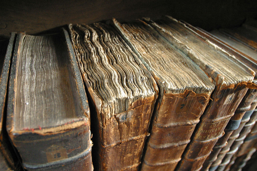Old bound books